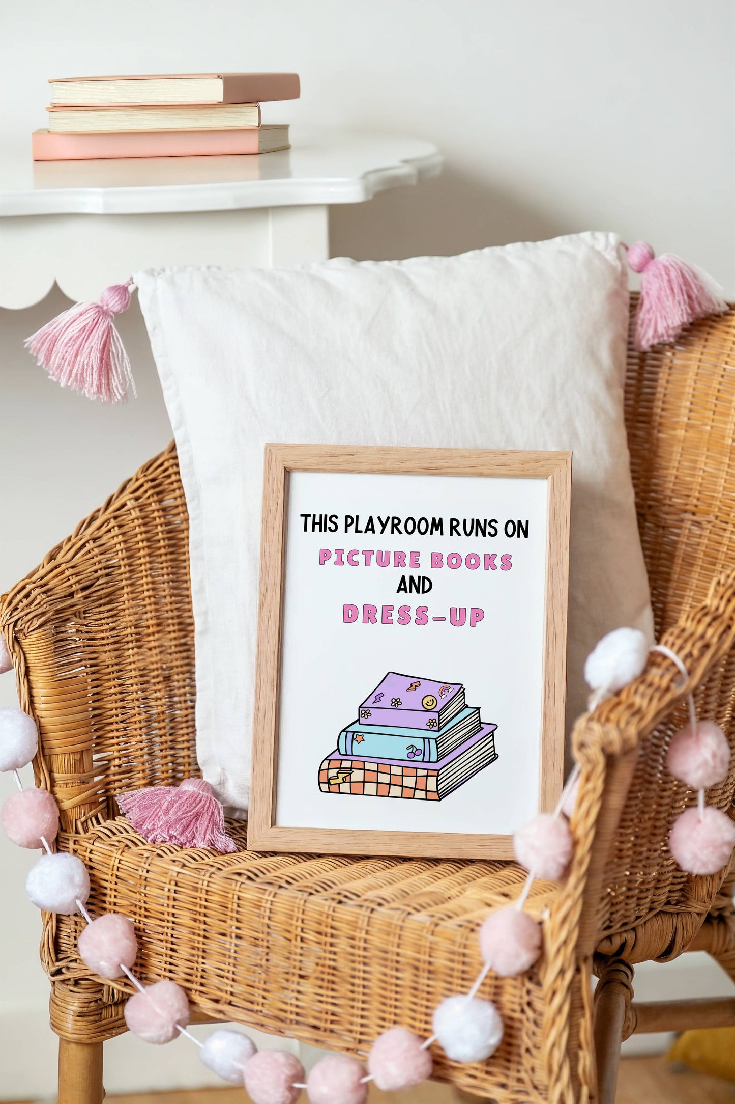 Picture Books and Dress-Up | Art Print