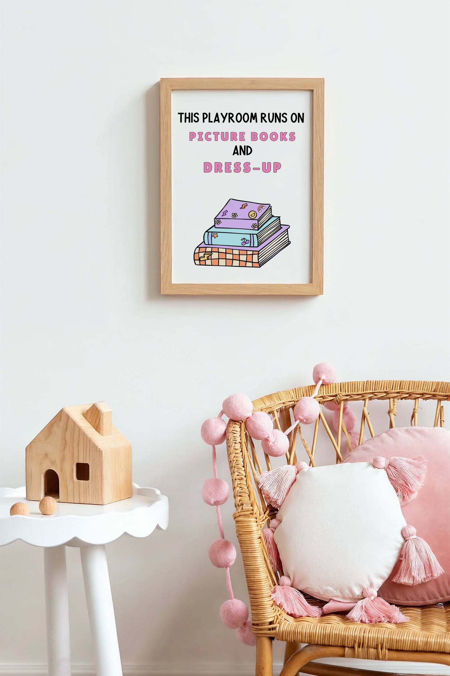 Picture Books and Dress-Up | Art Print