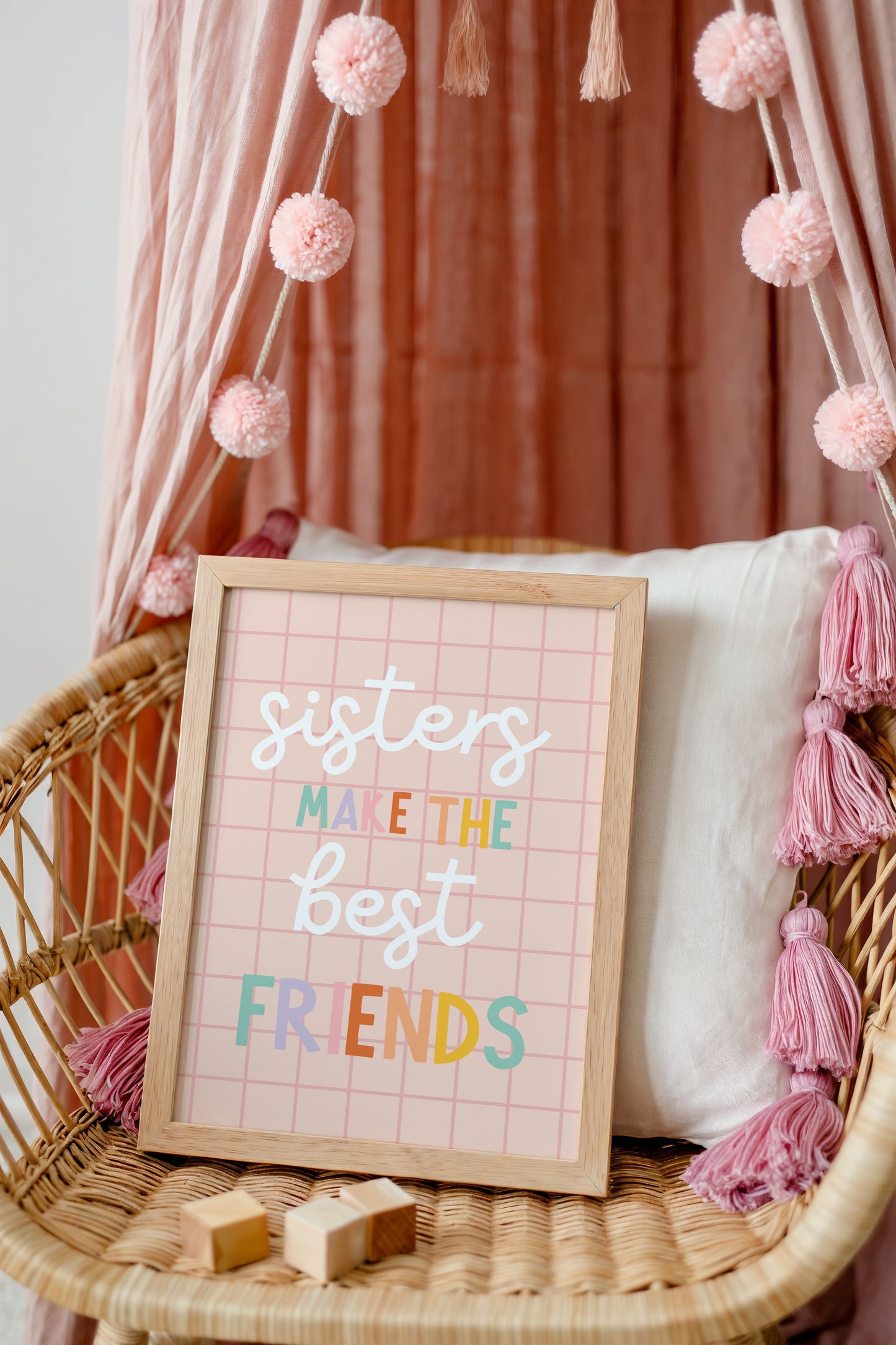 Sisters Make the Best Friends | Art Print