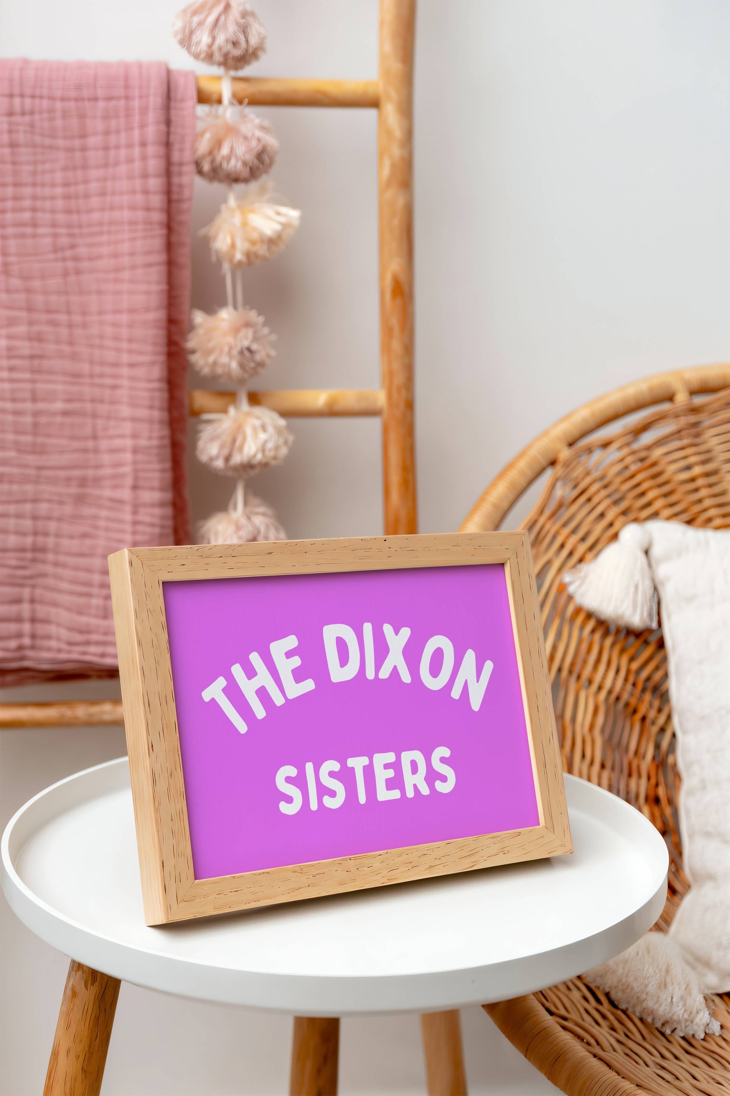 Custom Sisters – Personalized Name | Art Print