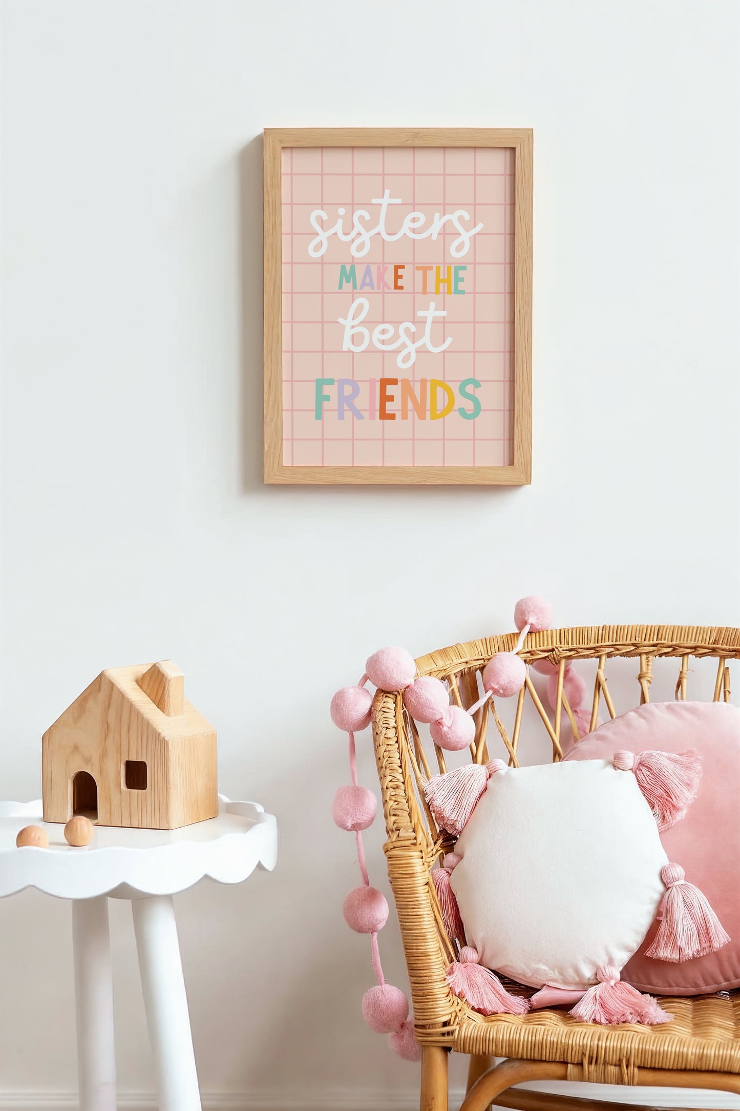Sisters Make the Best Friends | Art Print