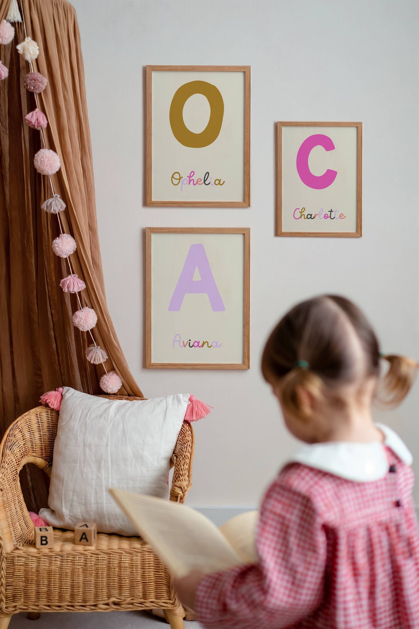 Modern Name and Initial | Art Print