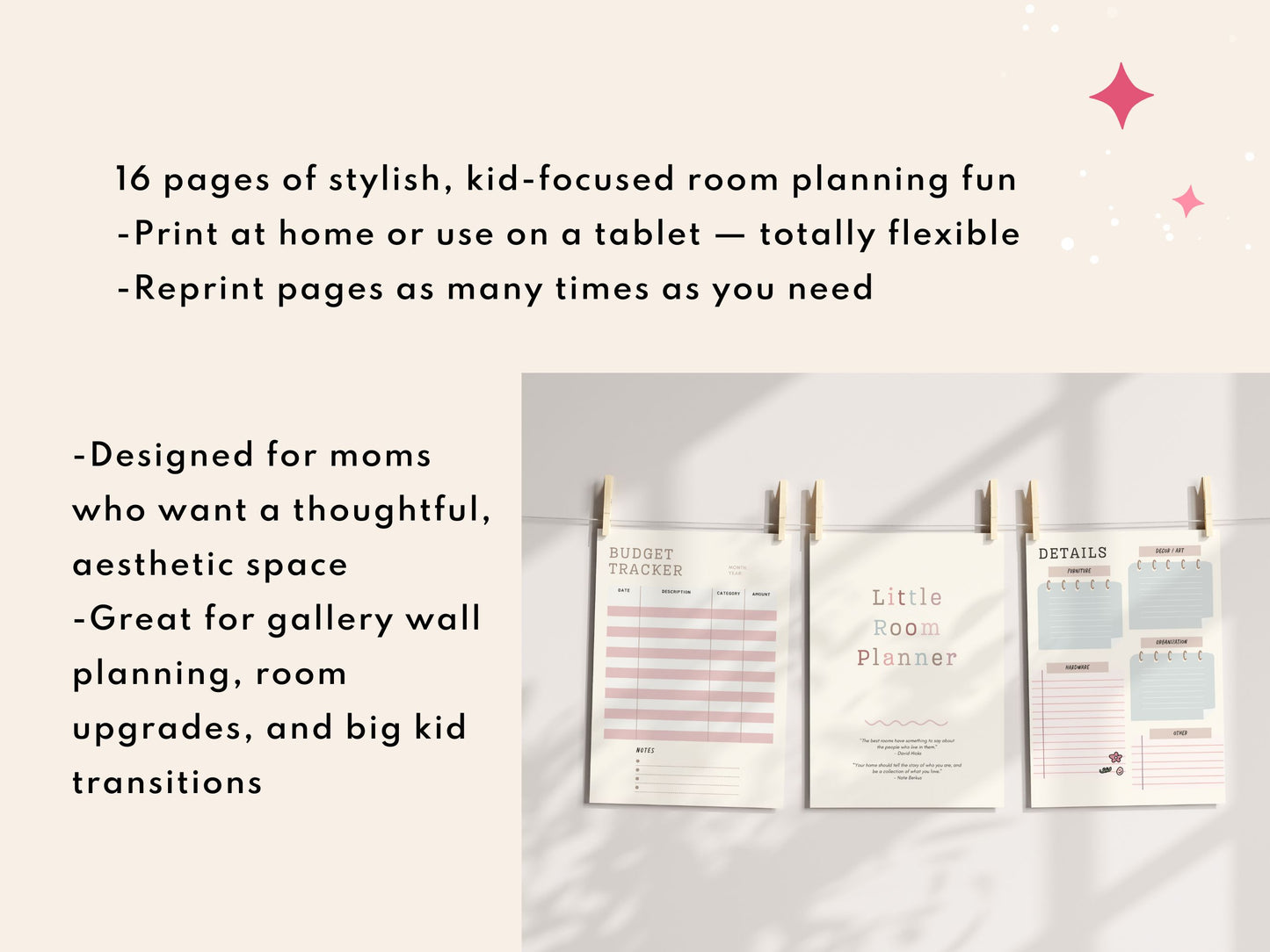 Children’s Room Digital Planner