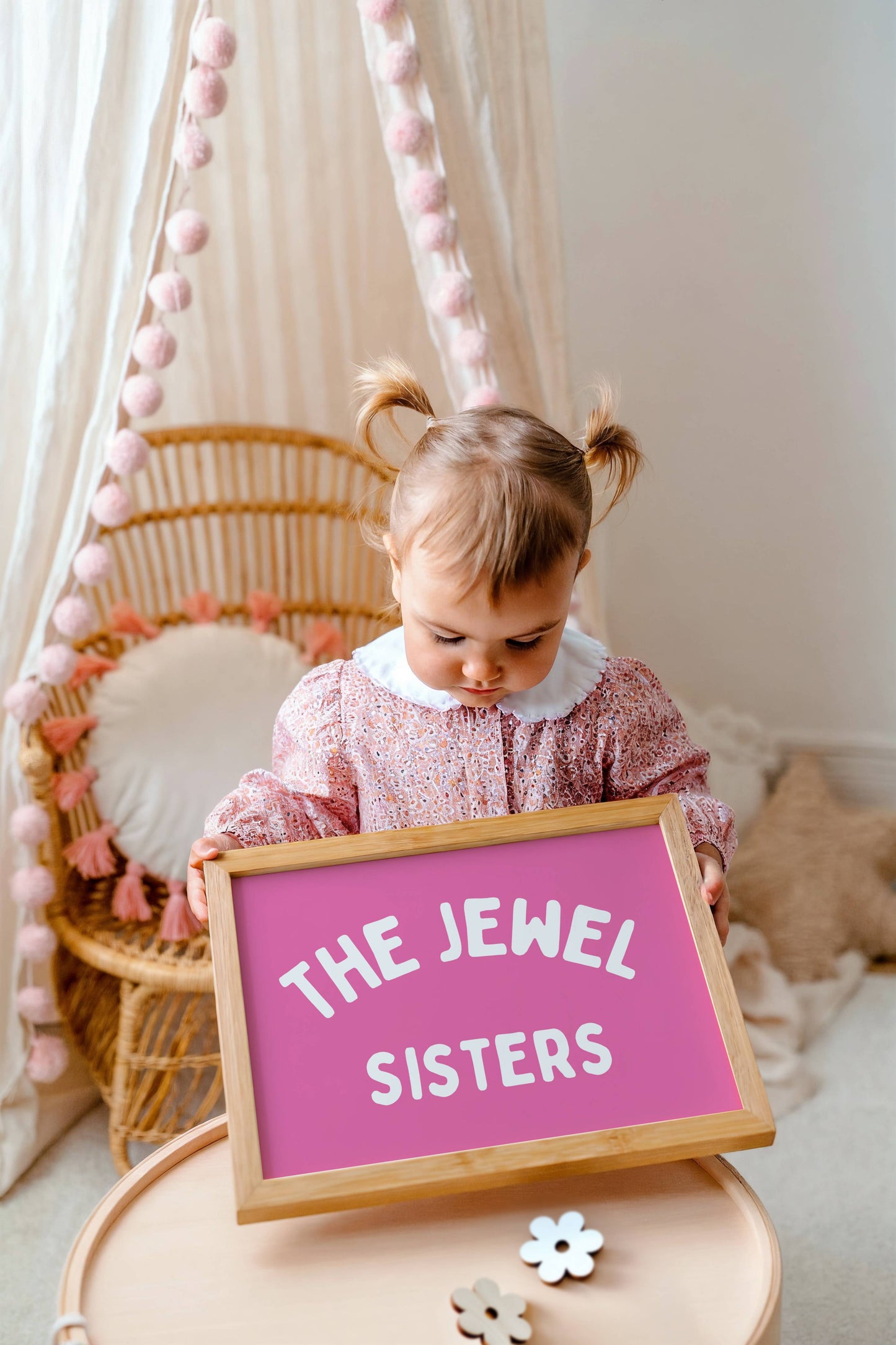 Custom Sisters – Personalized Name | Art Print