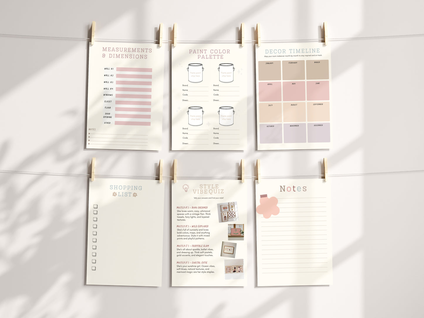 Children’s Room Digital Planner