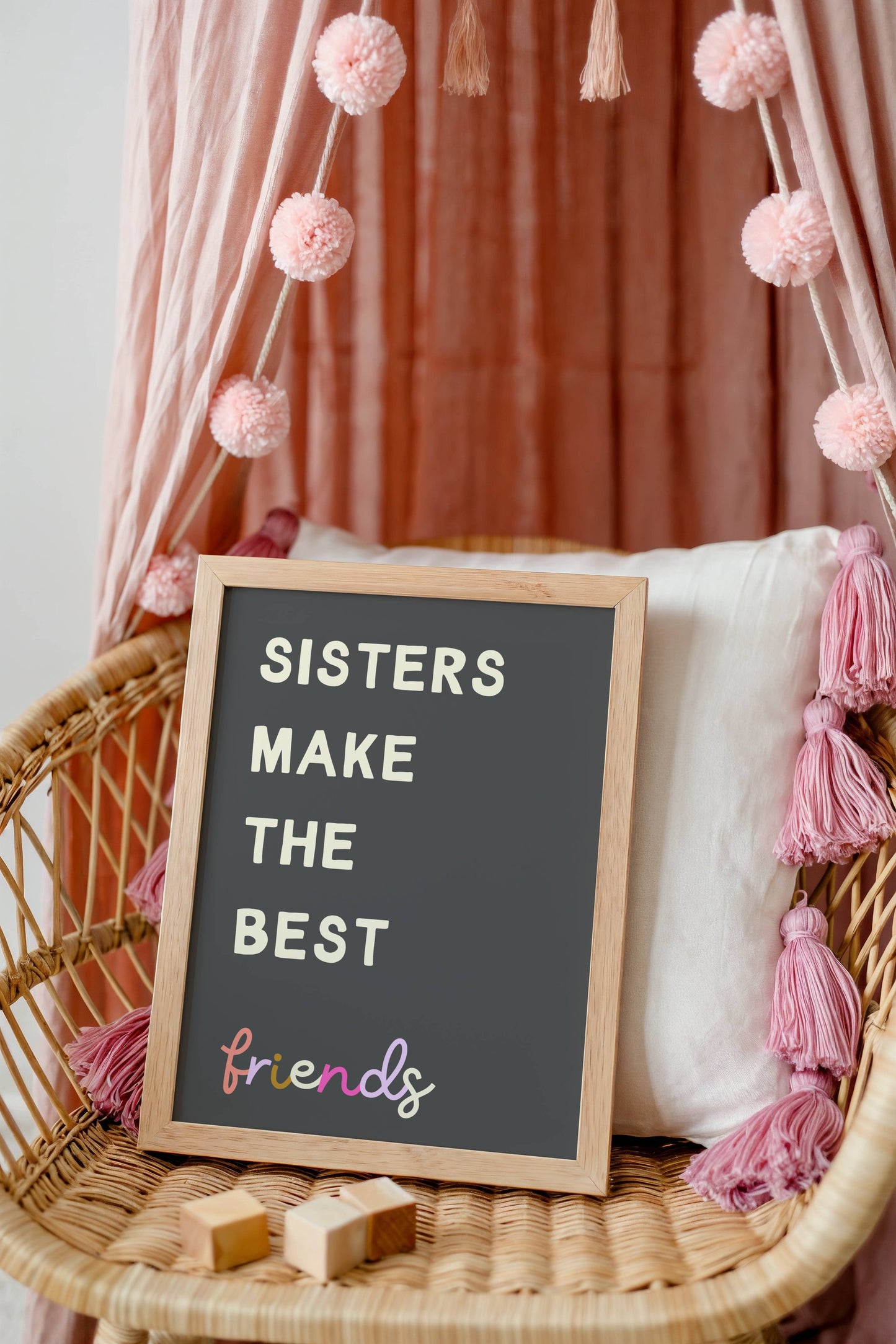 Sisters Make the Best Friends | Art Print