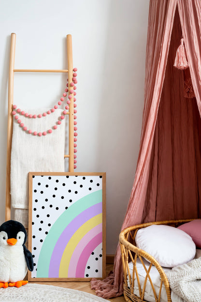 Rainbow Polka Dot | Art Print