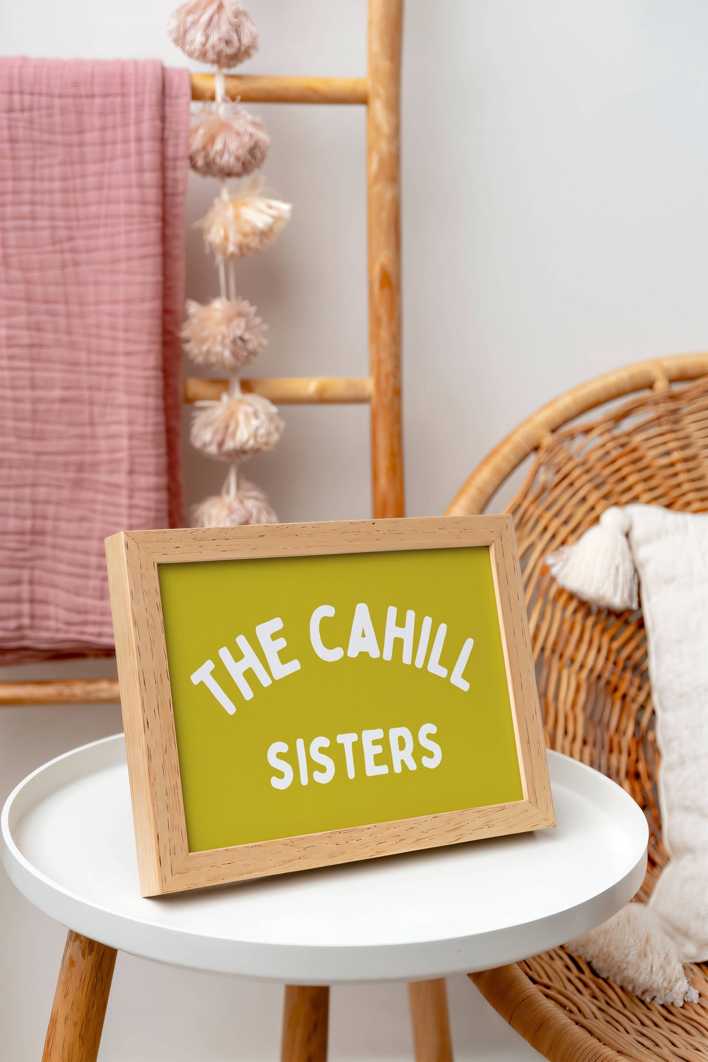 Custom Sisters – Personalized Name | Art Print