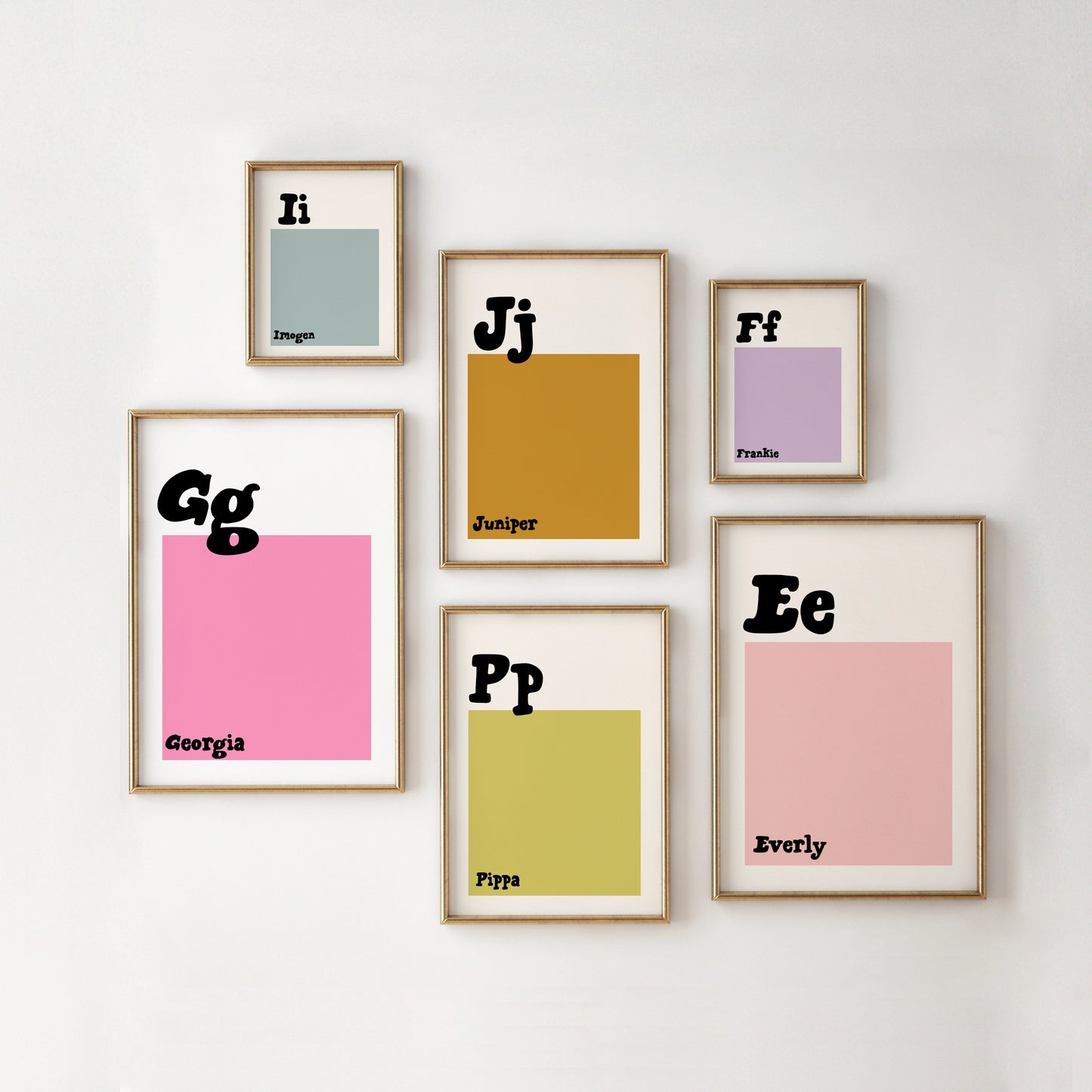 Custom Initial - Alphabet | Art Print