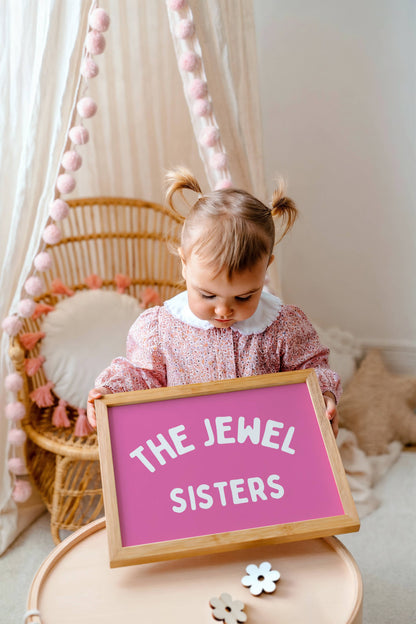 Custom Sisters – Personalized Name | Art Print