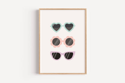 Retro Sunglasses | Art Print