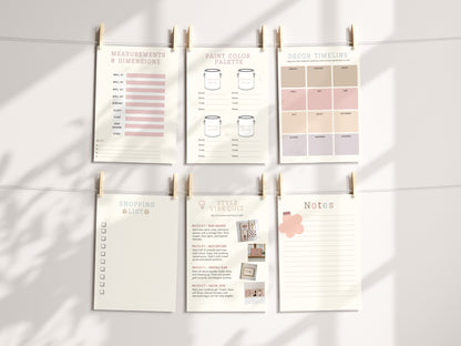 Children’s Room Digital Planner